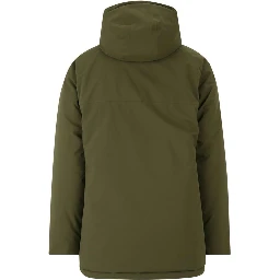 Green Polyester Parka