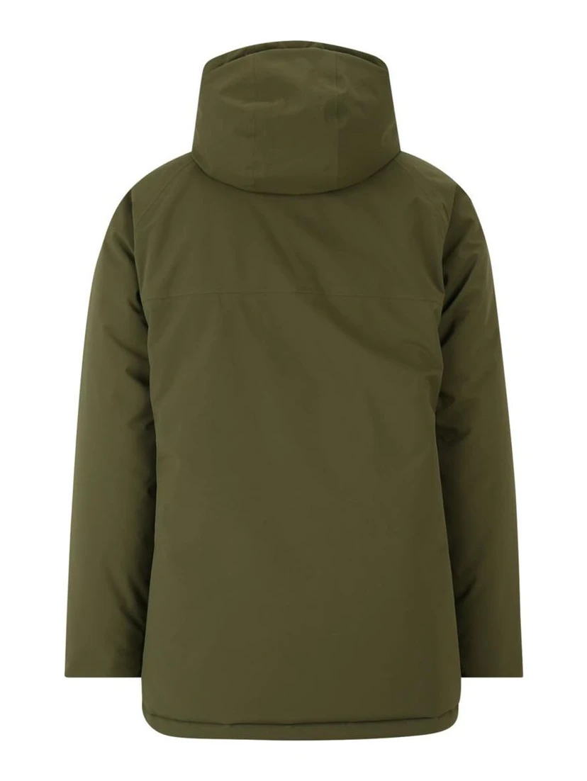 Green Polyester Parka