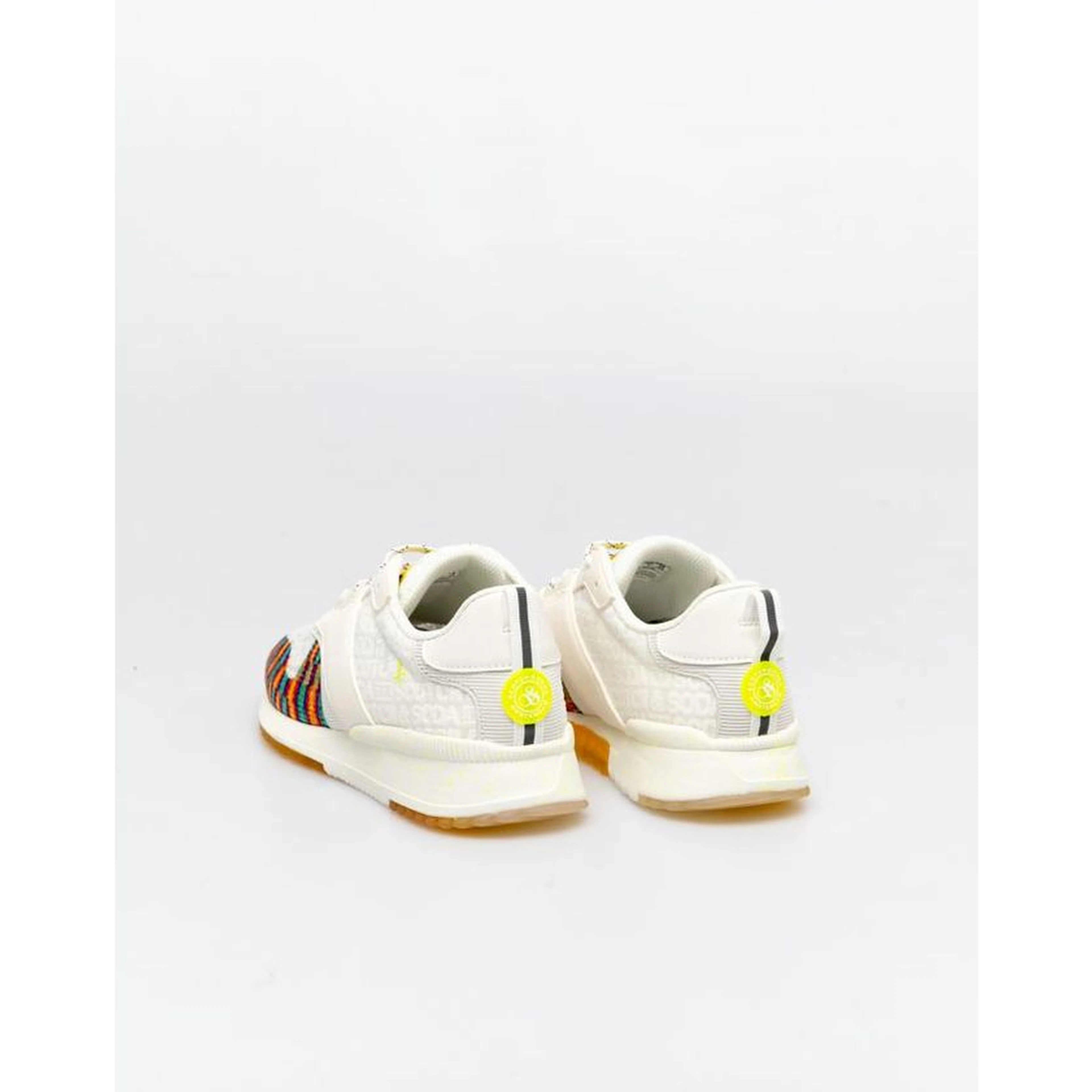 Bicolor Textile Low Top Sneakers