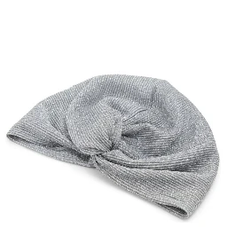 Silver Polyester Fedora