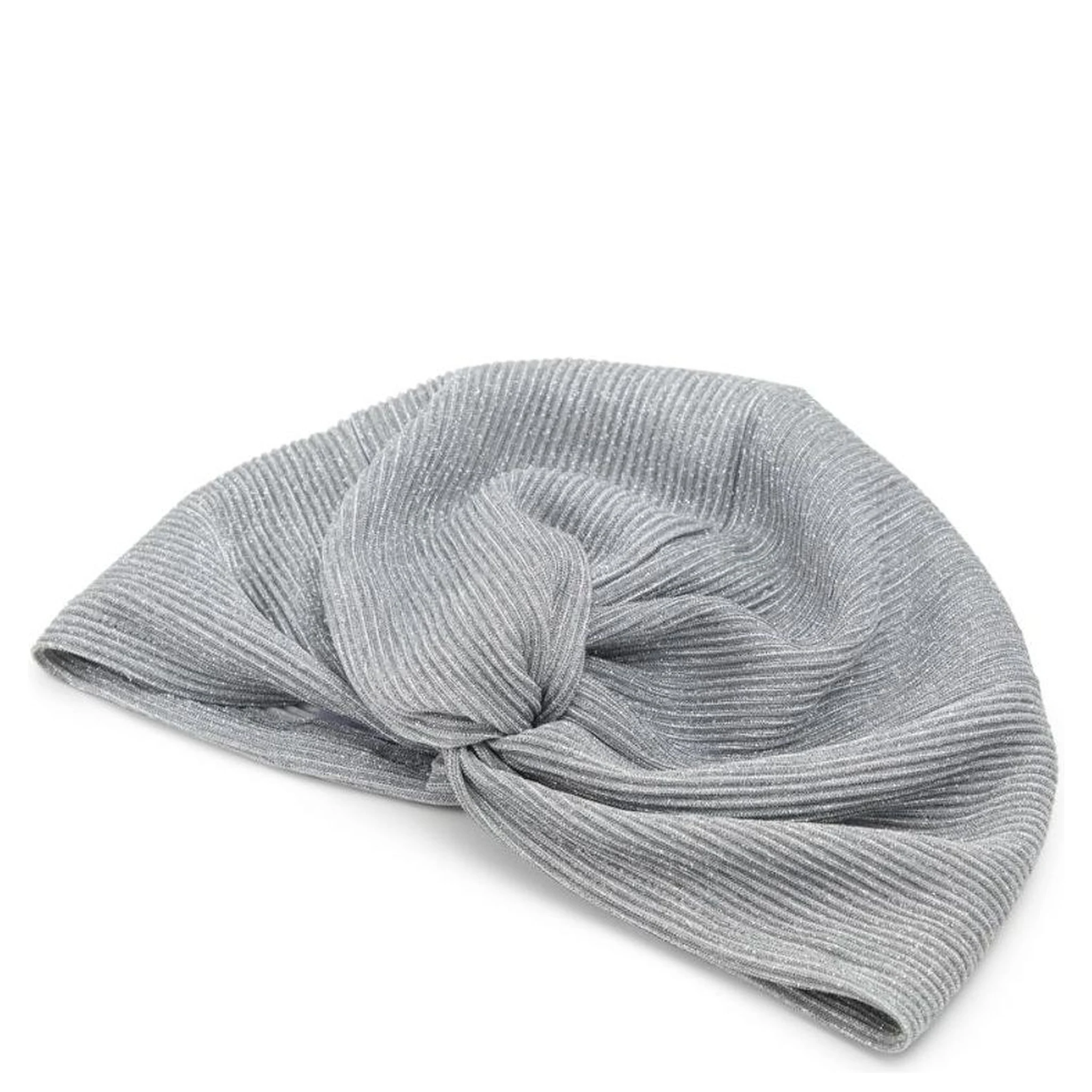 Silver Polyester Fedora