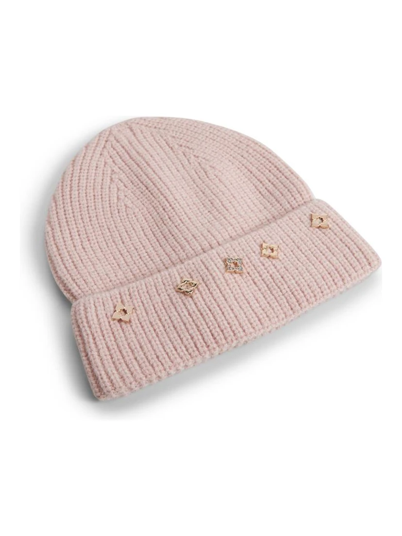 Pink Polyester Beanie