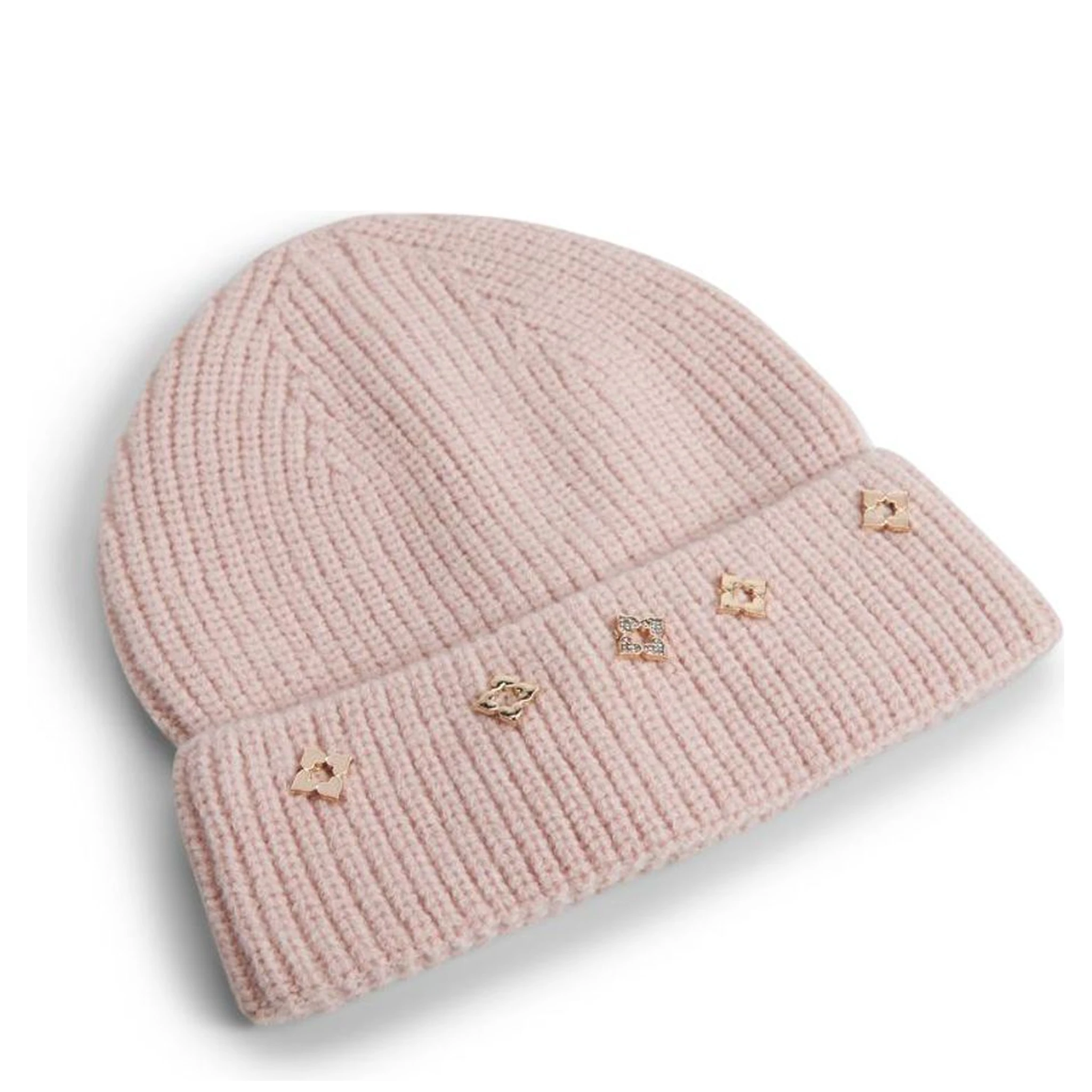 Pink Polyester Beanie