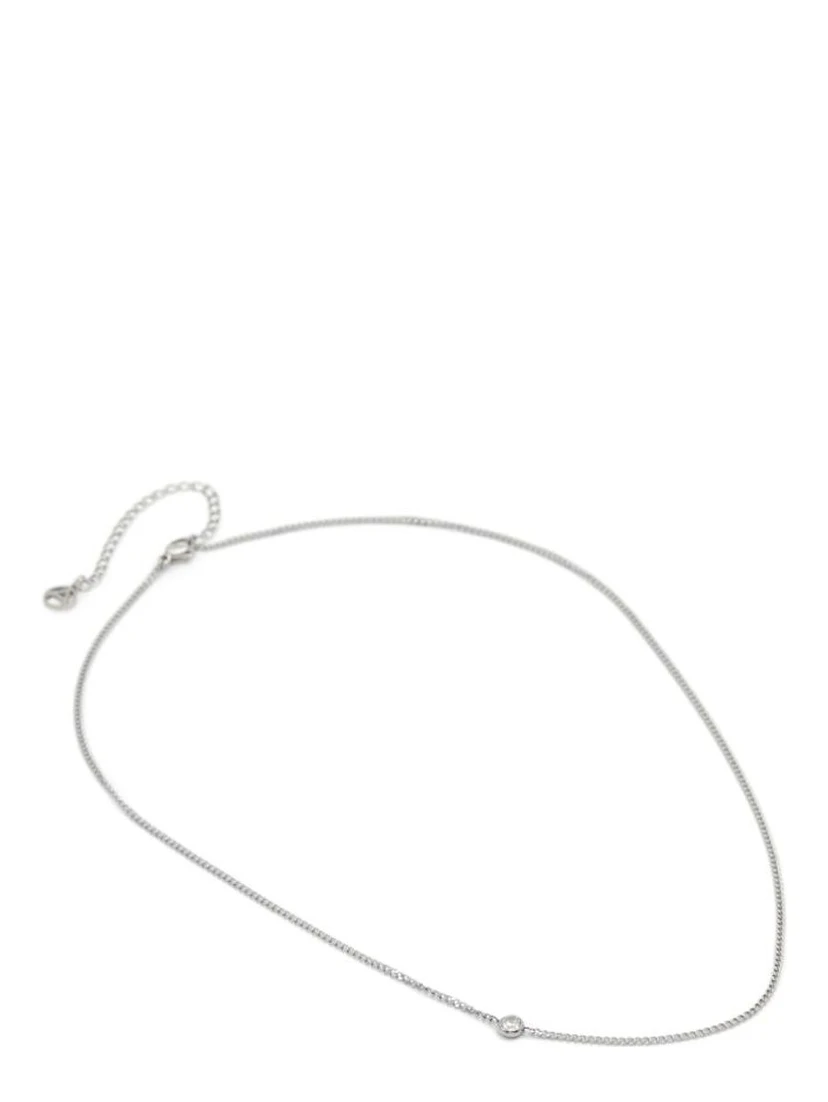 Silver Elastane Necklace