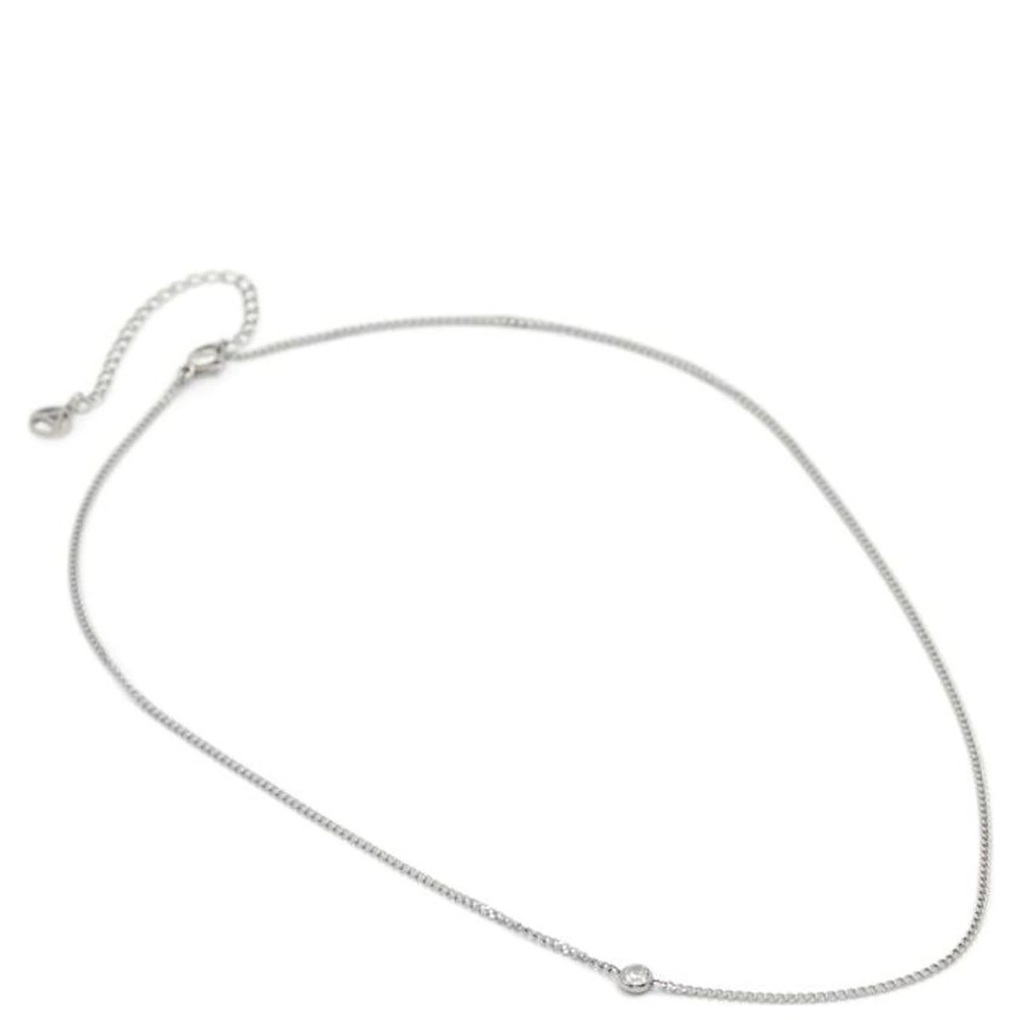 Silver Elastane Necklace