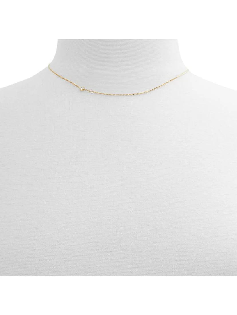Gold Elastane Necklace