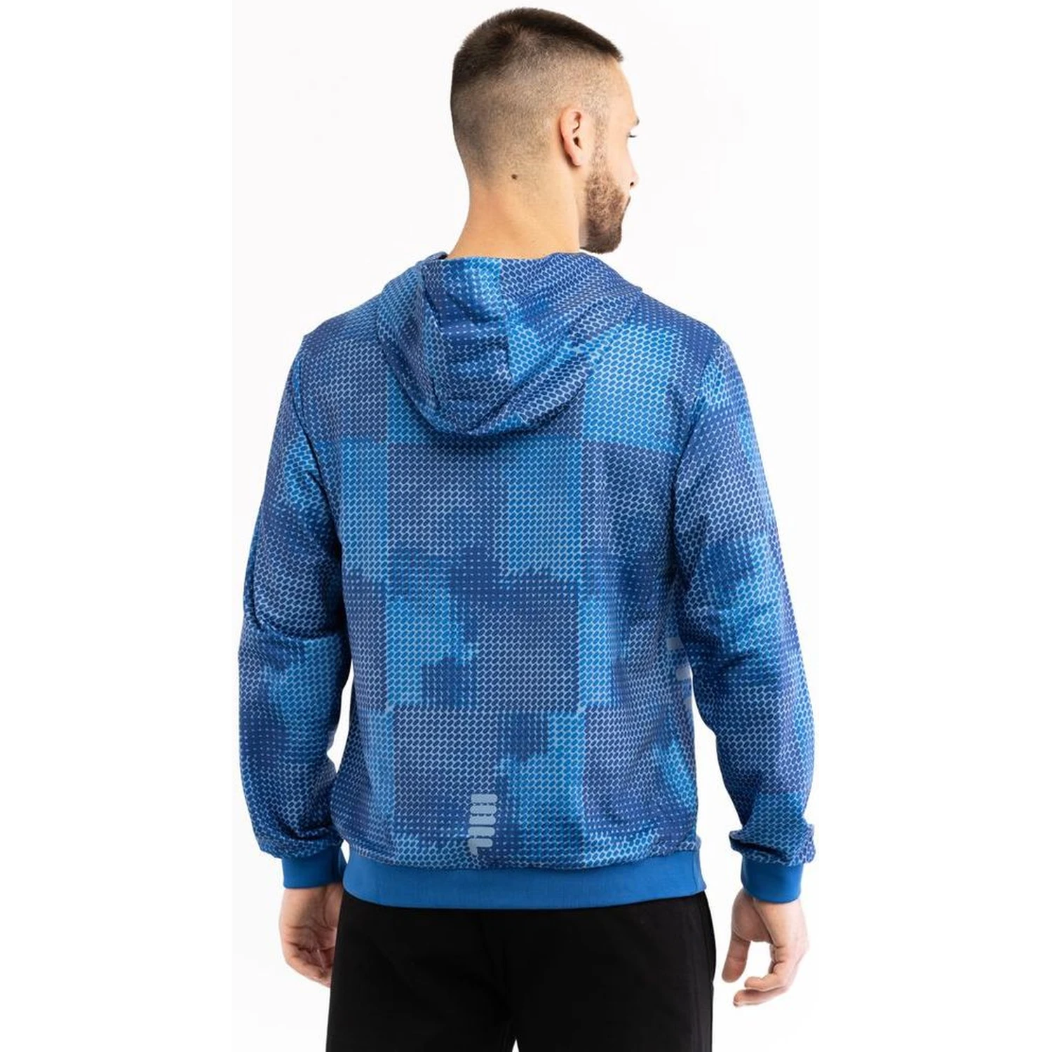 Blue Polyester Sweatshirt