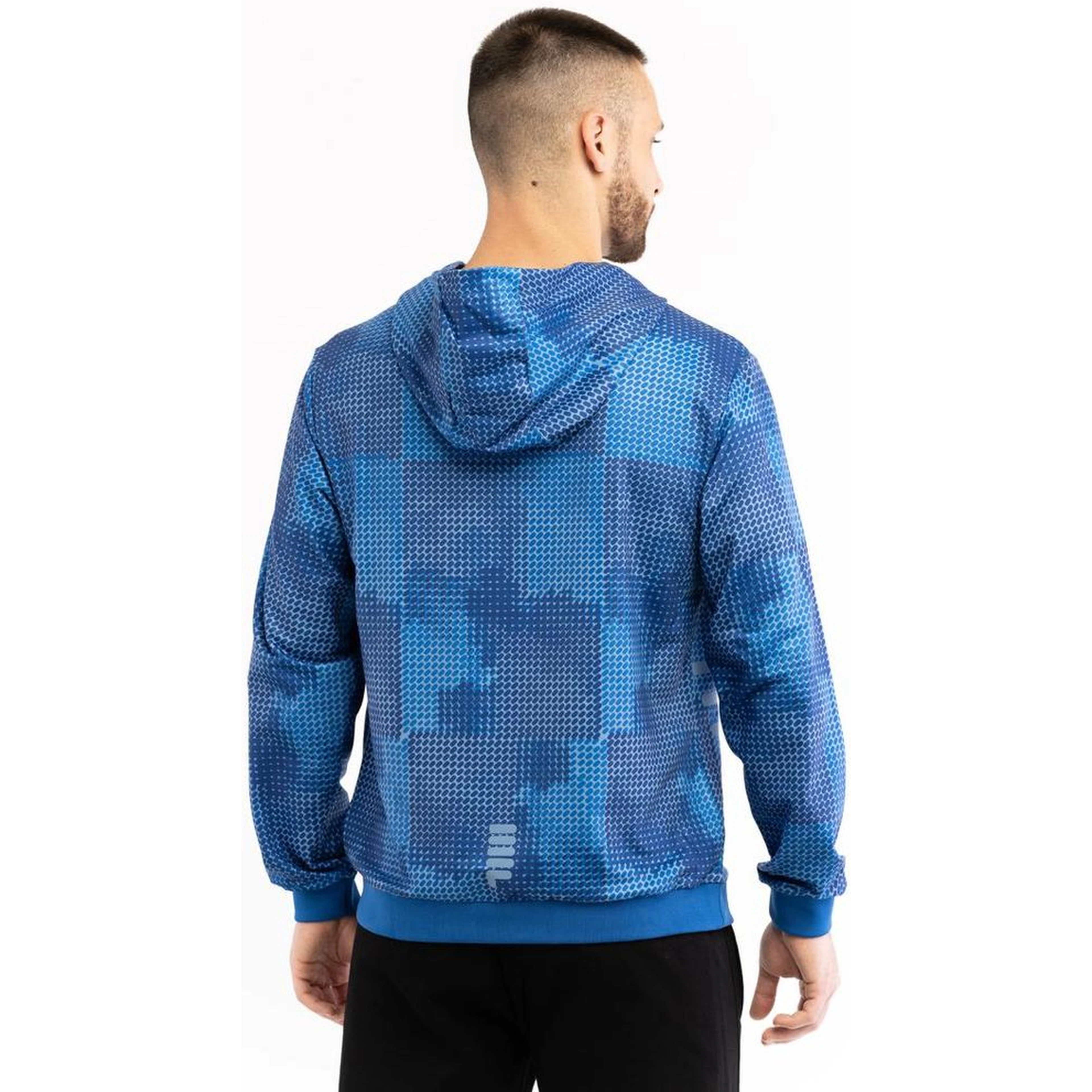 Blue Polyester Sweatshirt