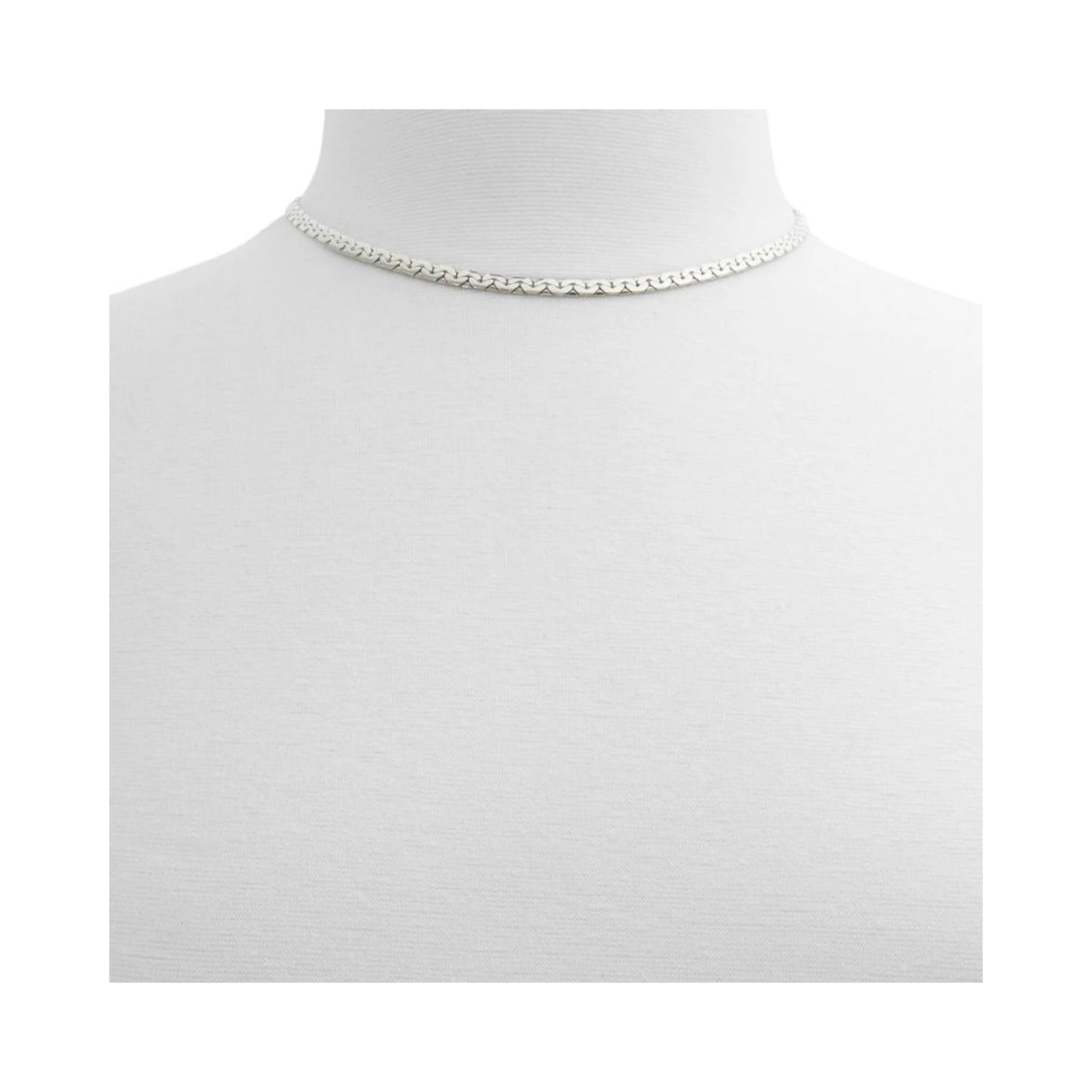 Silver Elastane Necklace