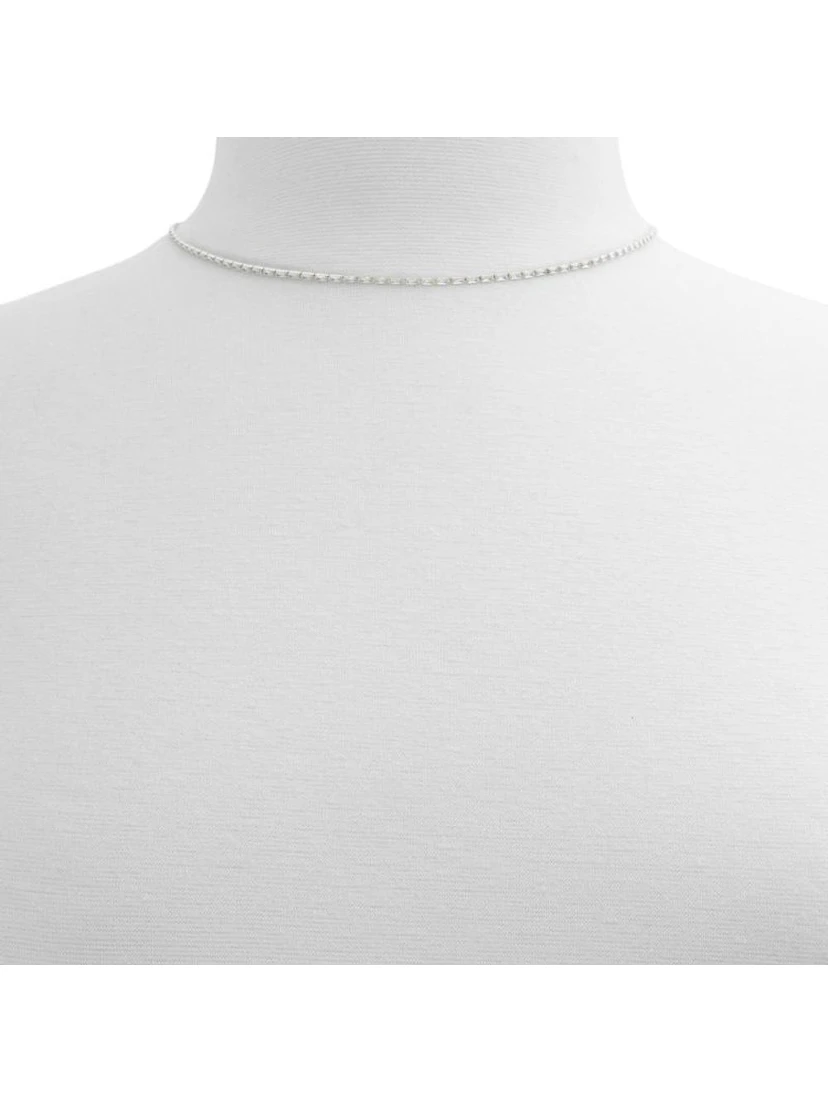 Silver Elastane Necklace
