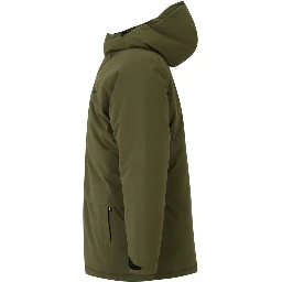 Green Polyester Parka