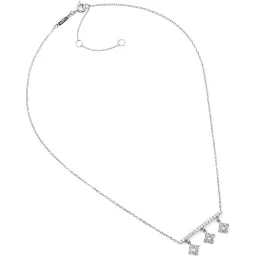 Silver Elastane Necklace