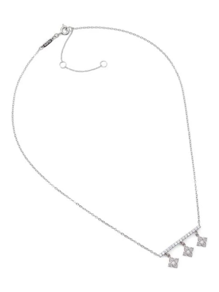 Silver Elastane Necklace