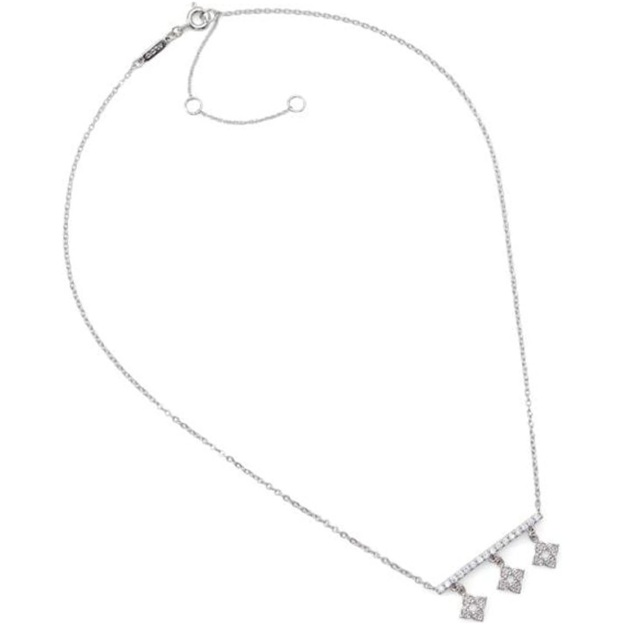 Silver Elastane Necklace