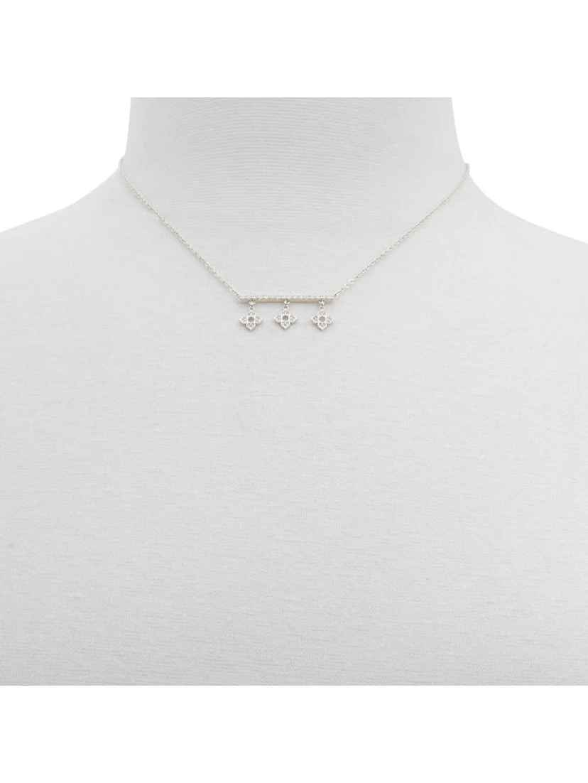 Silver Elastane Necklace