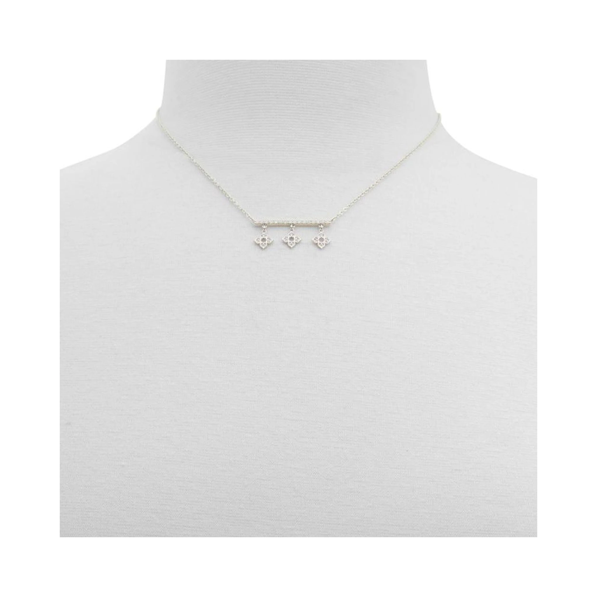 Silver Elastane Necklace