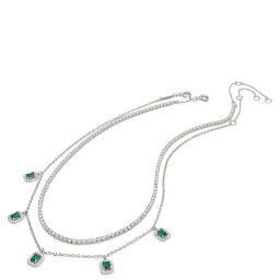 Green Elastane Necklace