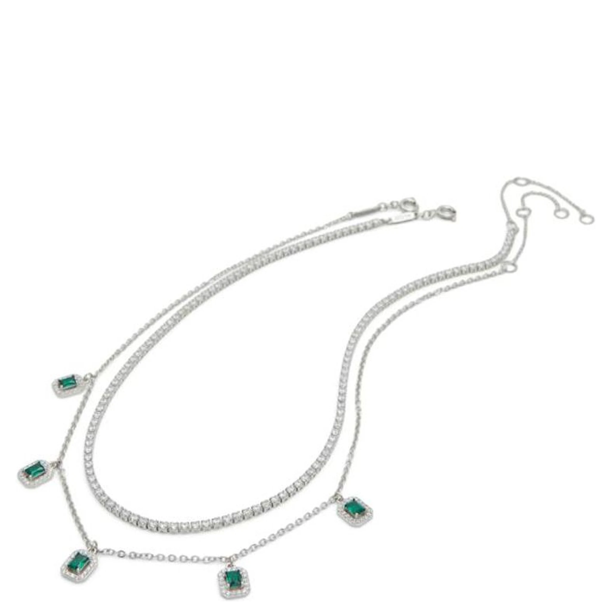 Green Elastane Necklace