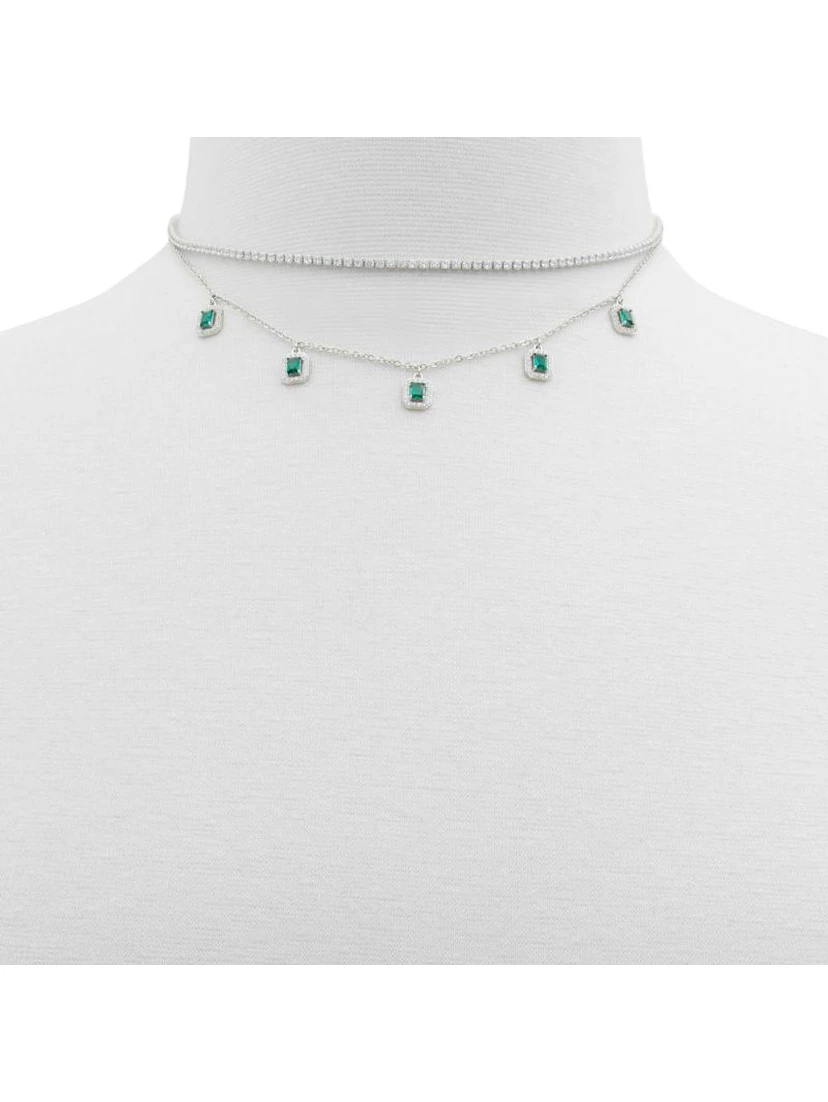 Green Elastane Necklace
