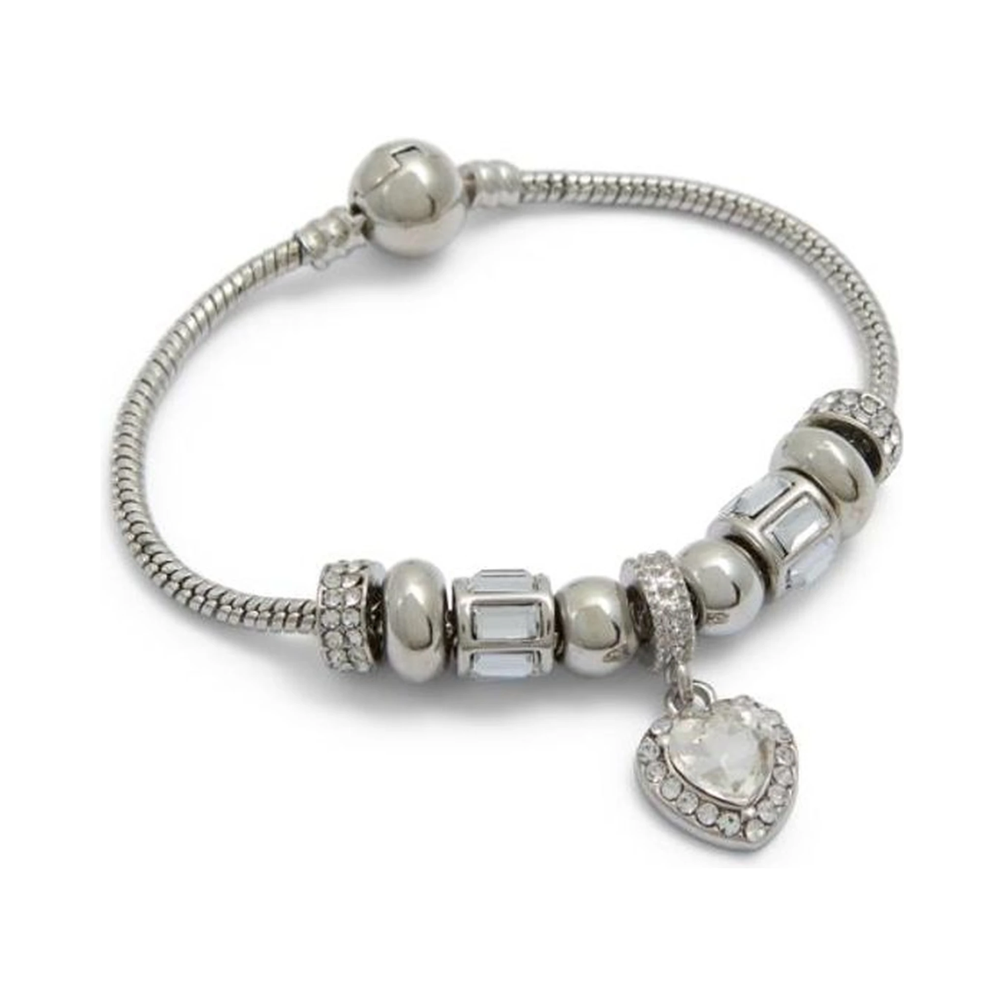 Silver Elastane Bracelet