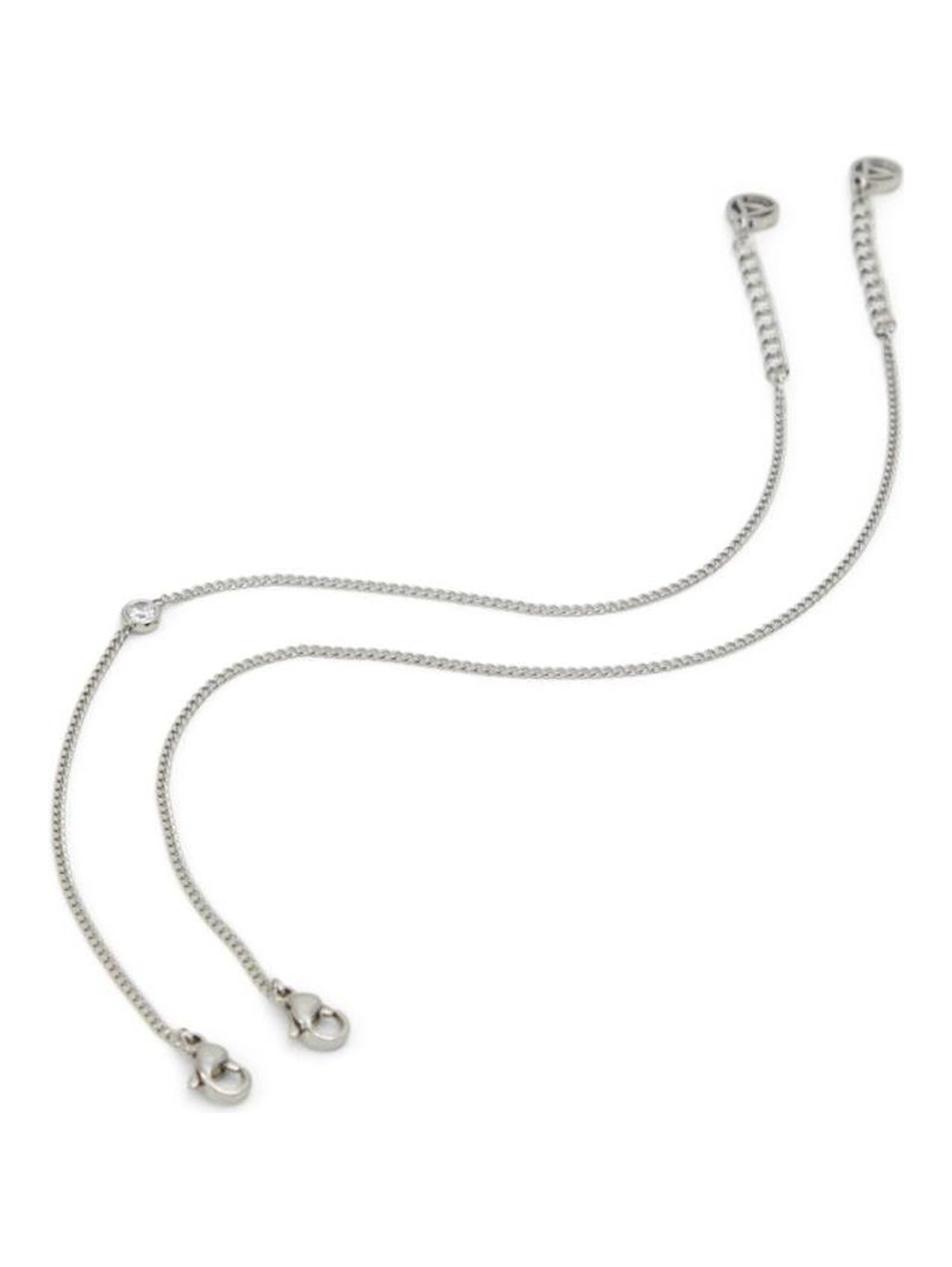 Silver Elastane Bracelet
