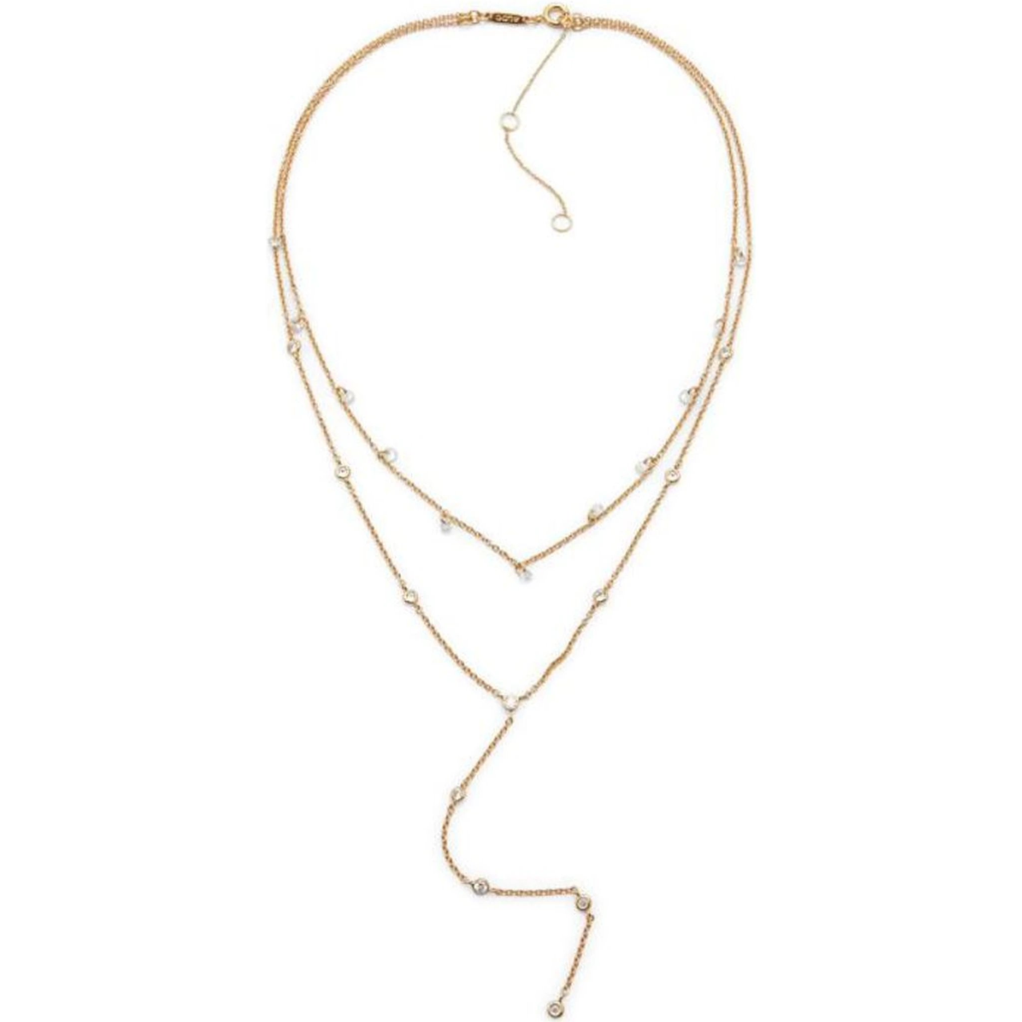 Gold Elastane Necklace
