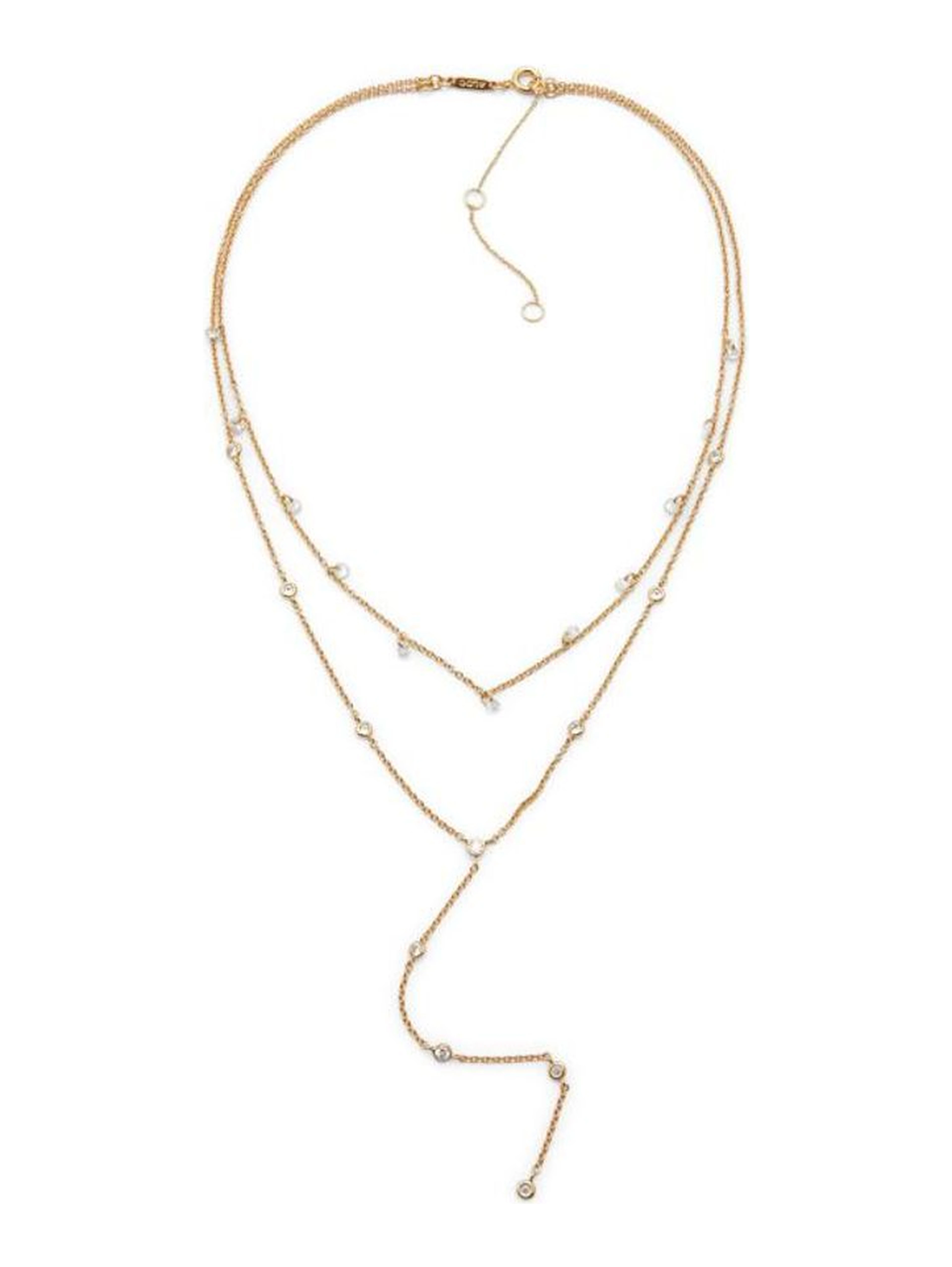 Gold Elastane Necklace