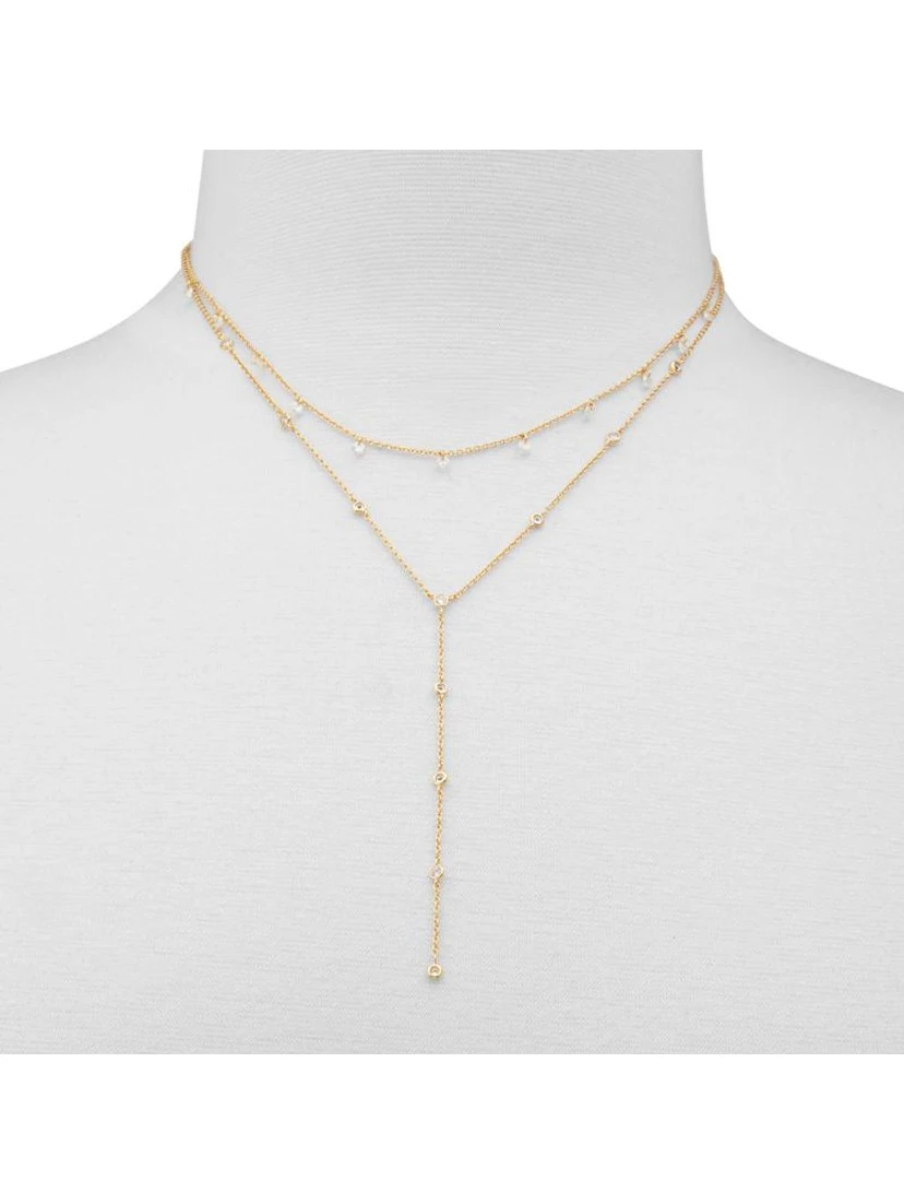 Gold Elastane Necklace