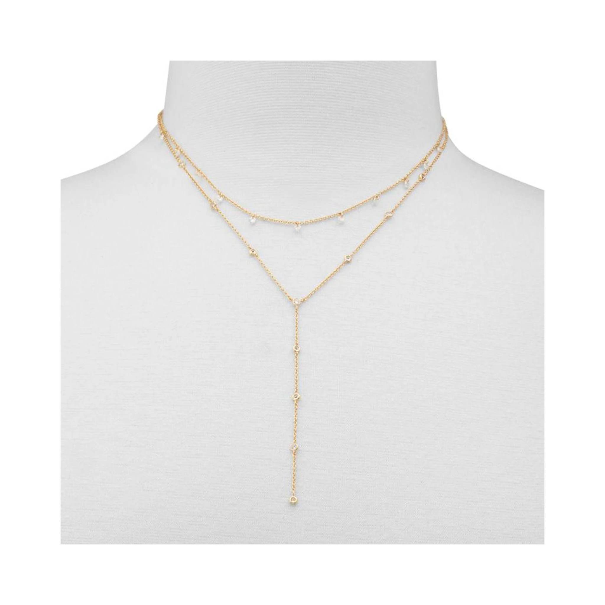Gold Elastane Necklace