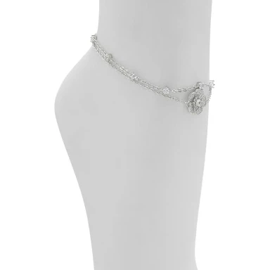 Silver Elastane Bracelet