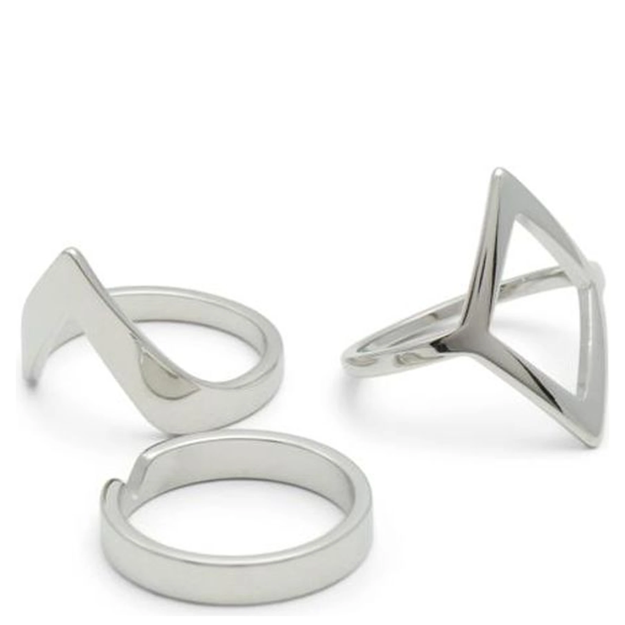 Silver Elastane Ring