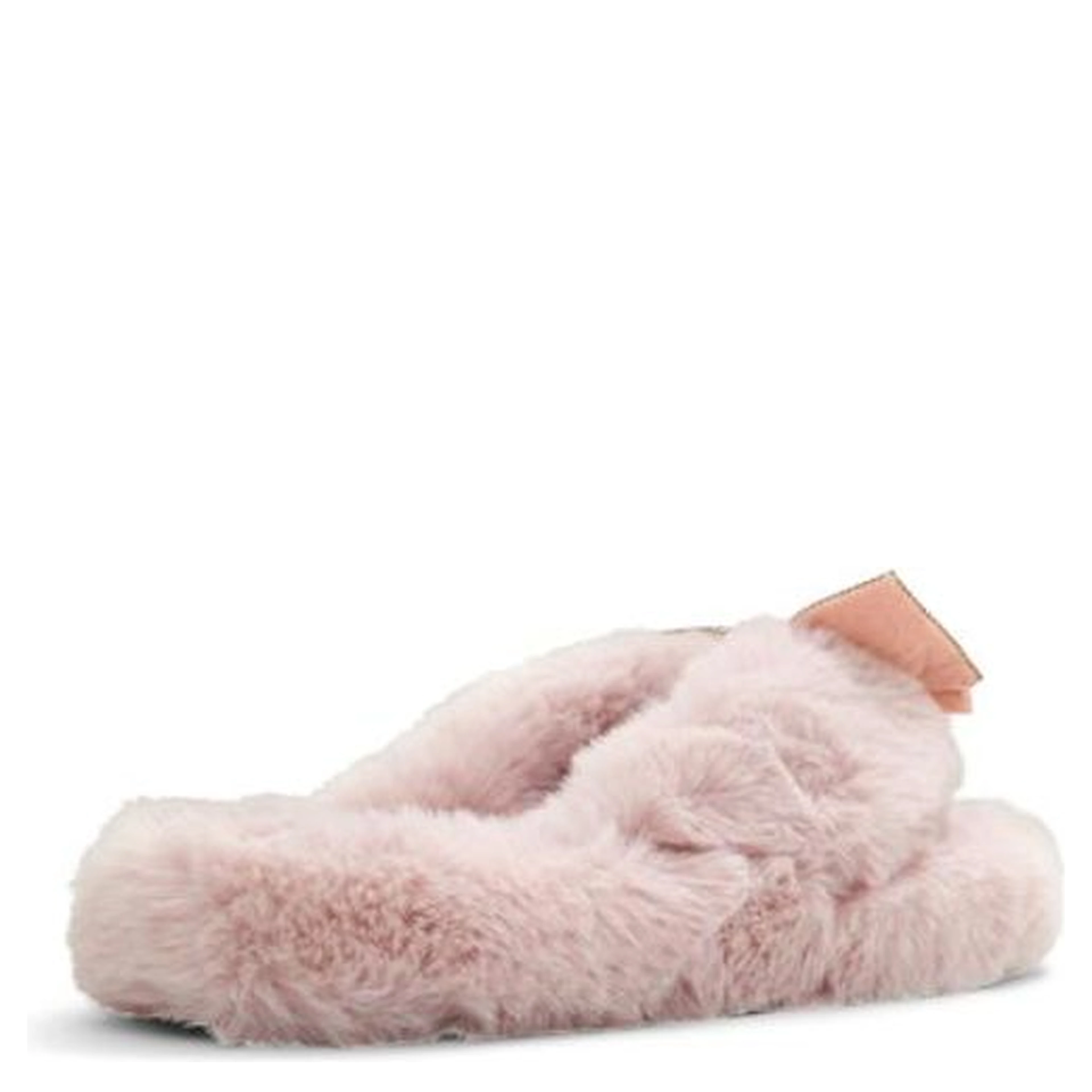 Pink Polyester Slippers