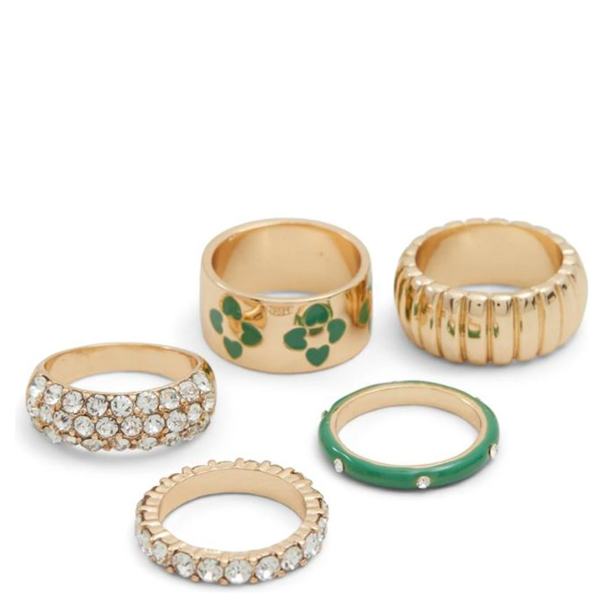 Green Elastane Ring