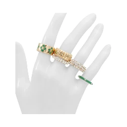 Green Elastane Ring