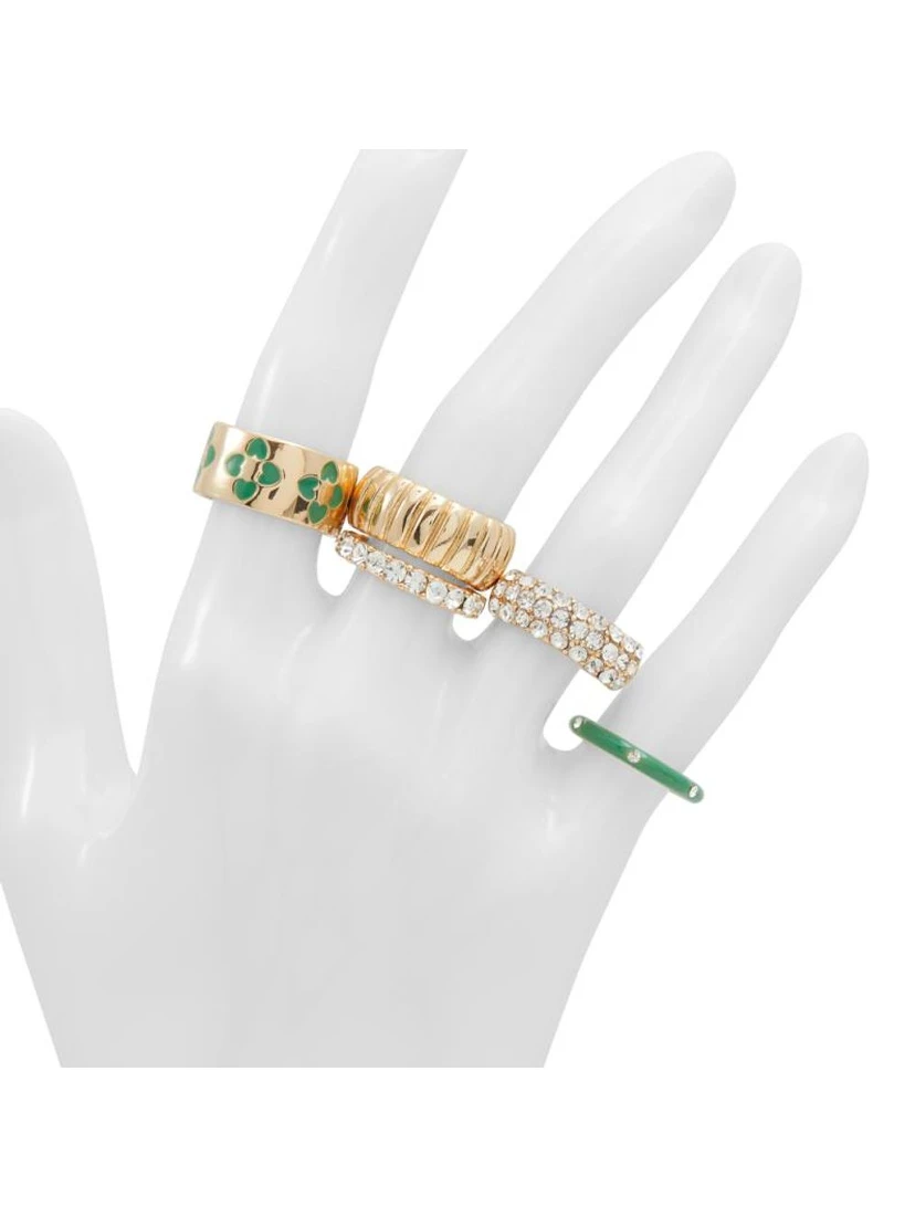 Green Elastane Ring