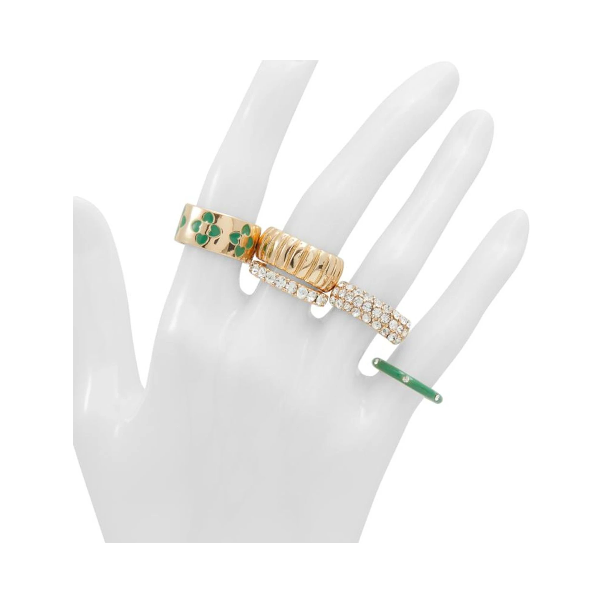 Green Elastane Ring