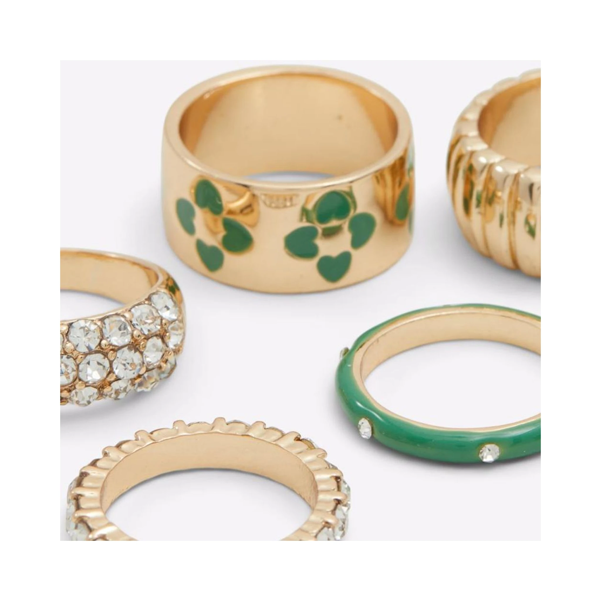 Green Elastane Ring