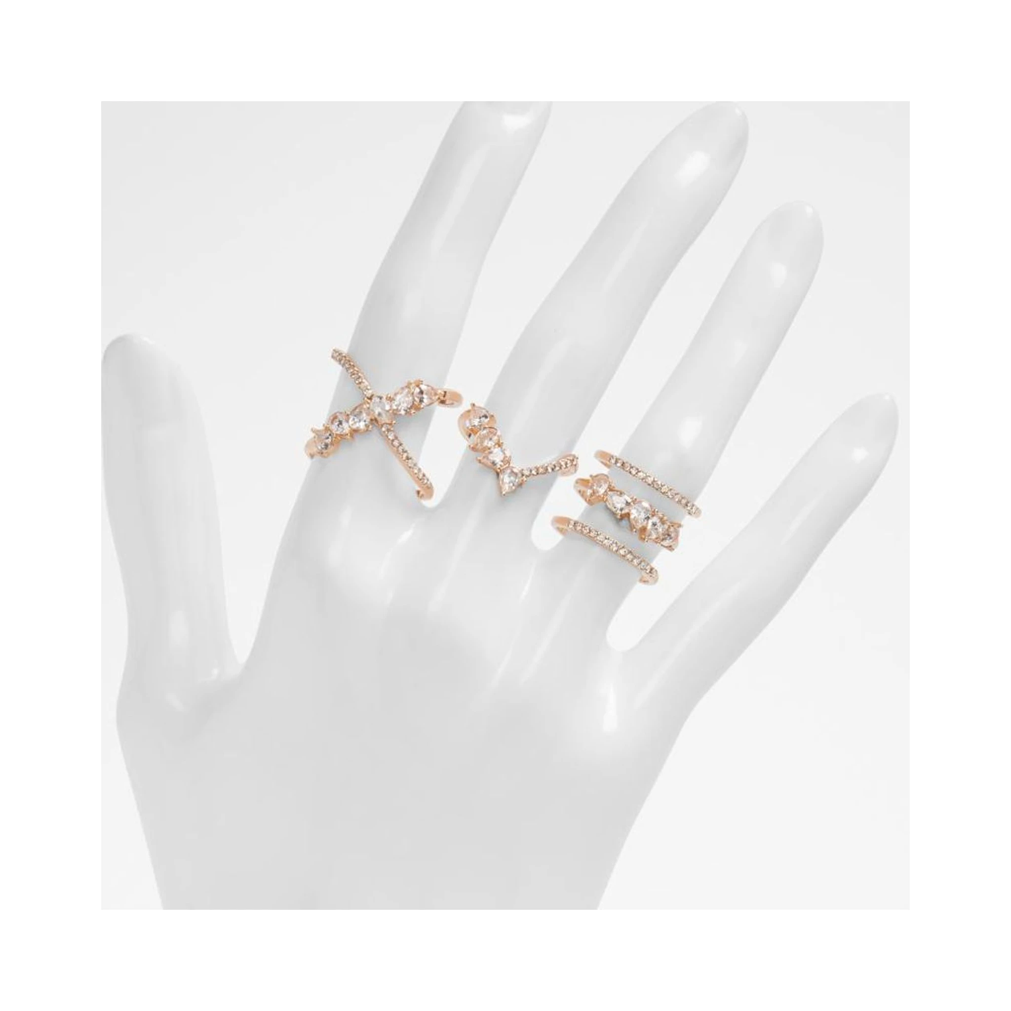 Gold Elastane Ring