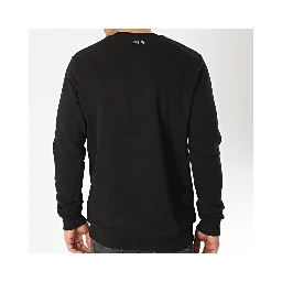 Black Cotton Sweatshirt