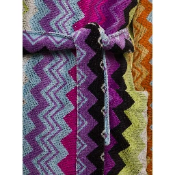 Giacomo Multicolor  Cotton Zig Zag Bathrobe Missoni Home