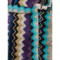 Giacomo Cotton Zig Zag Multicolor Bathrobe Missoni Home