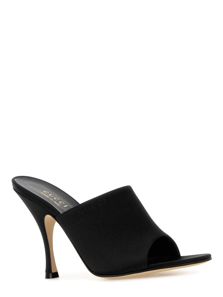 FABRIC UPPER AND LEATHER SOLE SANDAL alternative