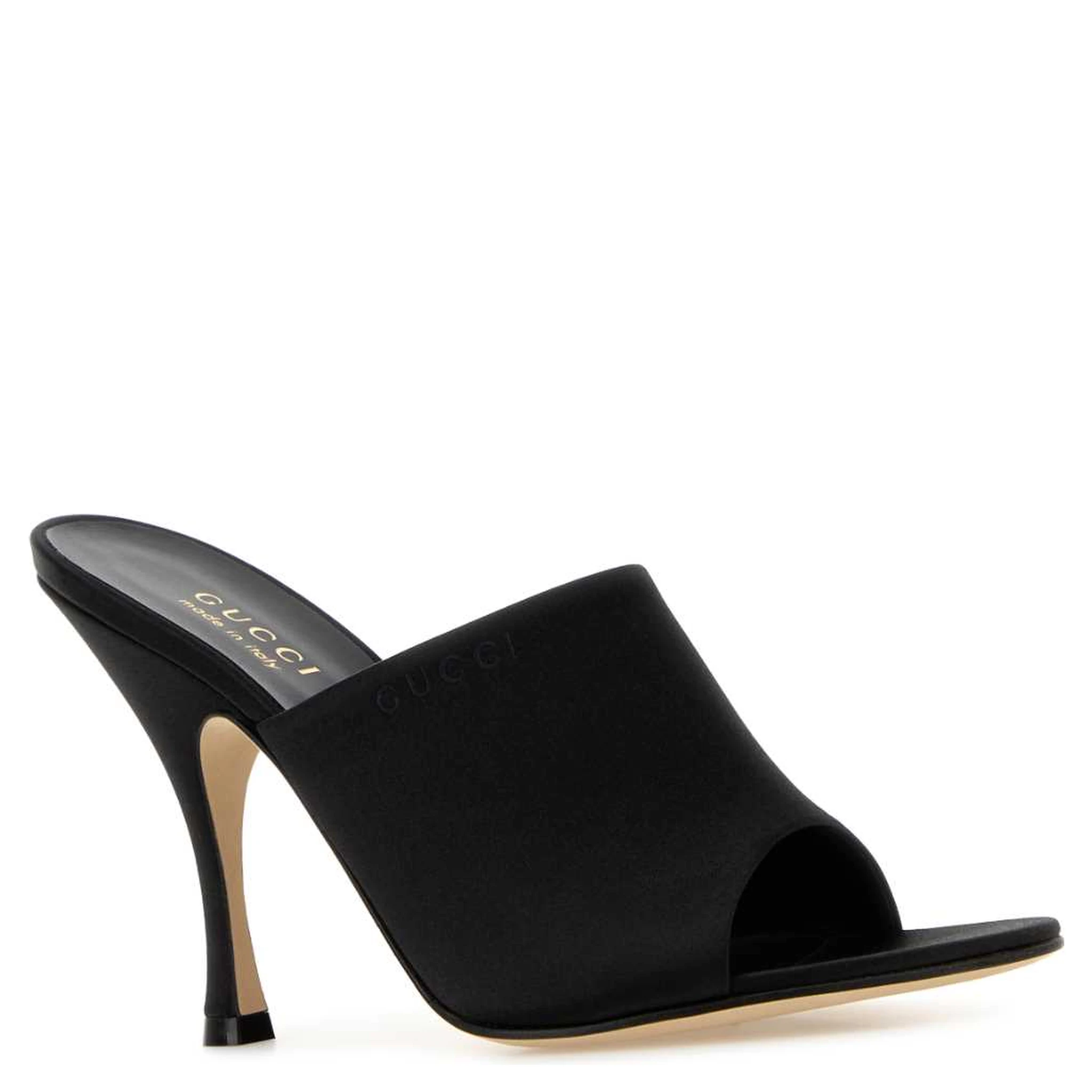 FABRIC UPPER AND LEATHER SOLE SANDAL