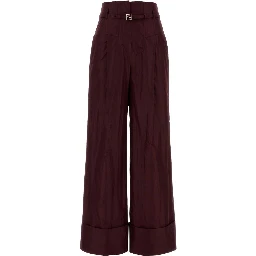 PANTALONI SILK TAFFETAS