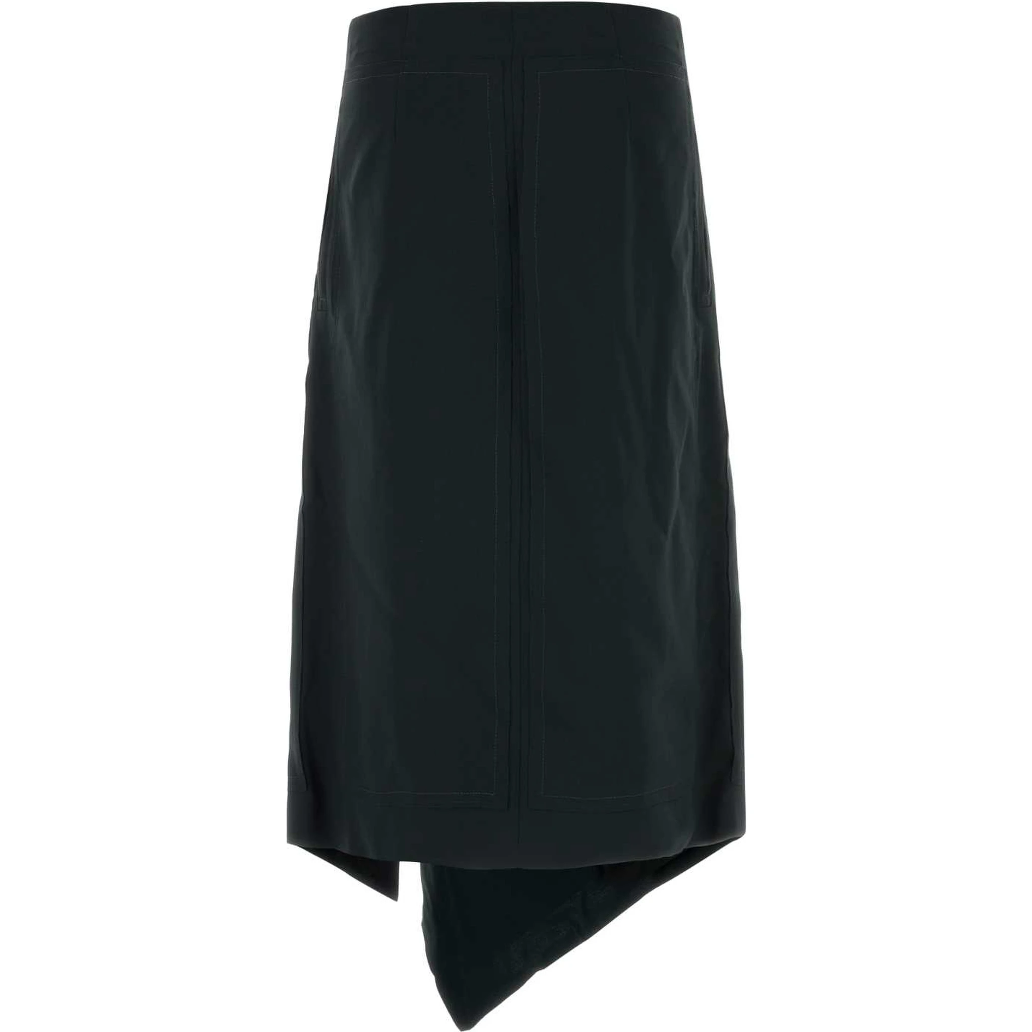 TAILORED MIDI WRAPPED SKIRT
