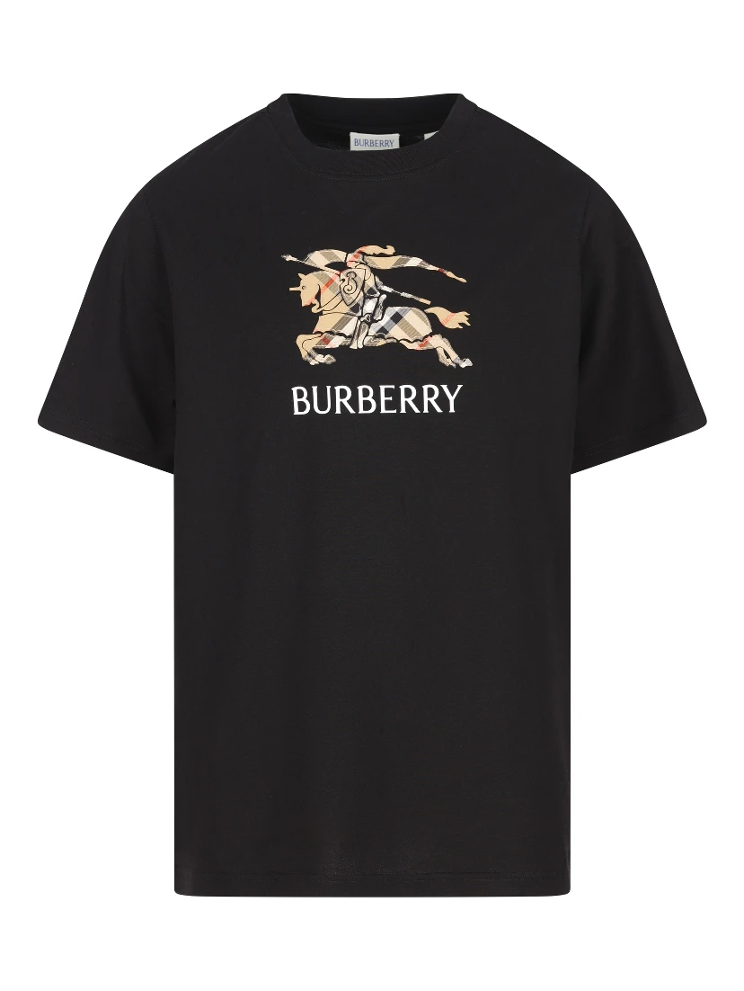 Burberry Kids T-shirts and Polos Black