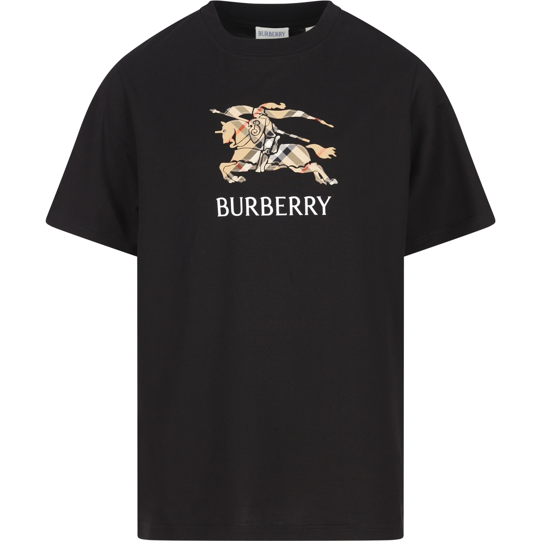 Burberry Kids T-shirts and Polos Black
