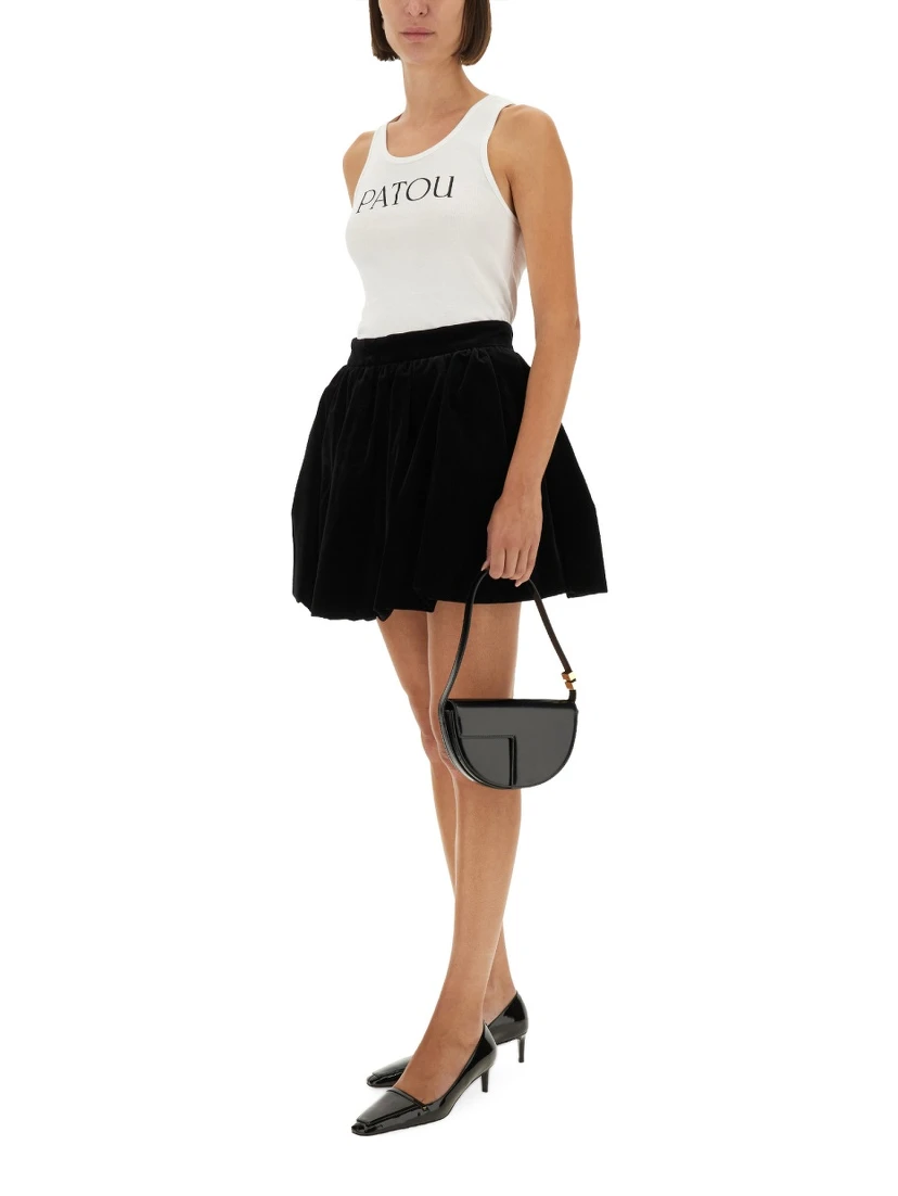 MINI BLOOMER EFFECT SKIRT