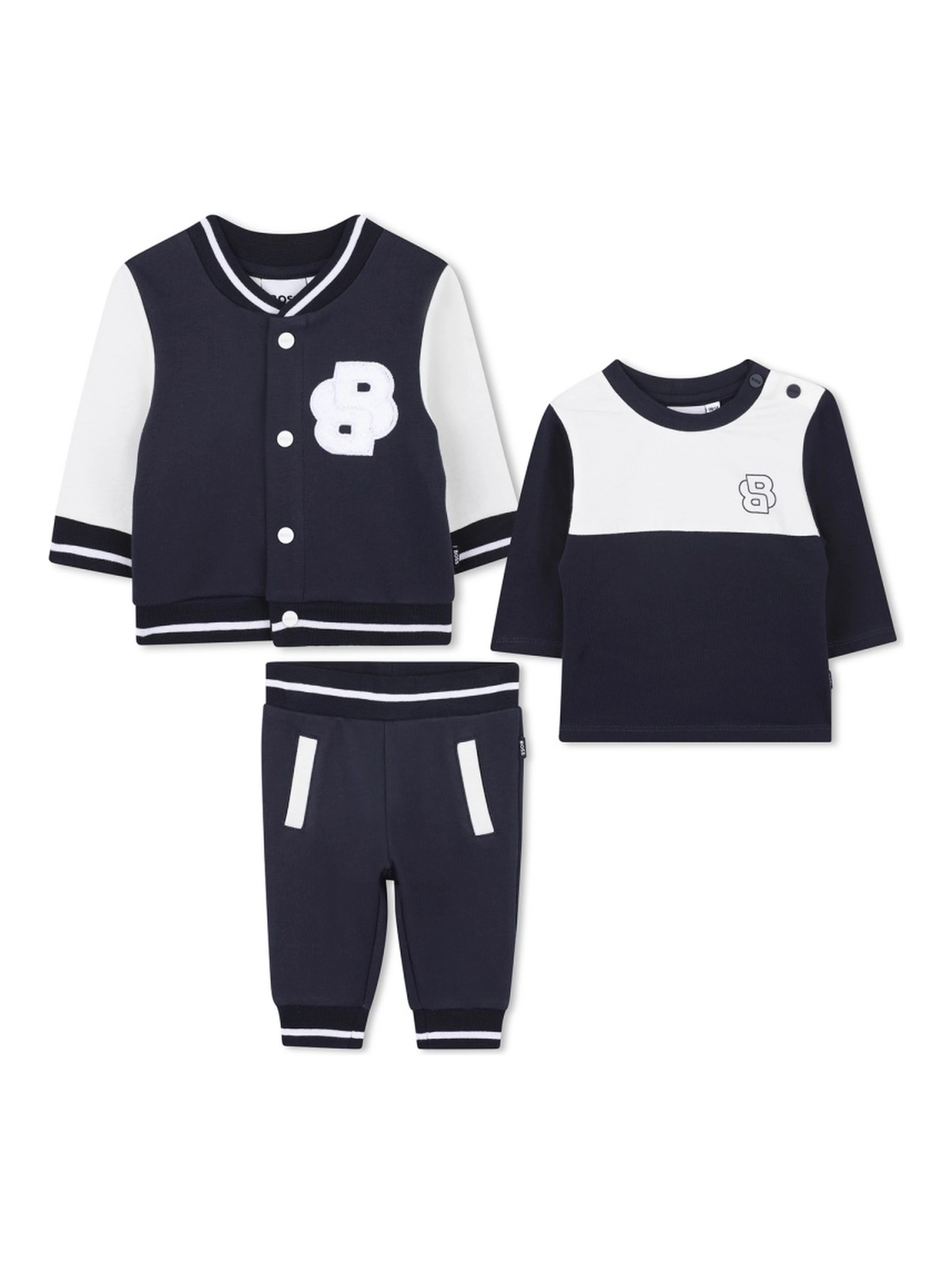 PANTS SET WITH CARDIGAN AND SWEATER