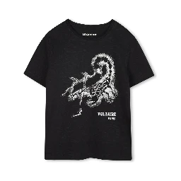 T-SHIRT WITH "SCORPION" LOGO